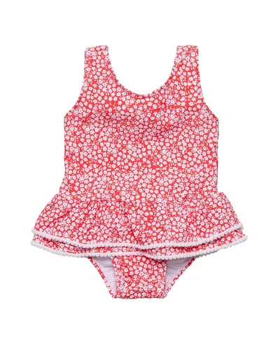 Snapper Rock Girls' Ditsy Bloom Skirt Swimsuit - Little Kid In Multi