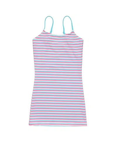 Snapper Rock Girls' Sorbet Stripe Teen Cami Dress - Little Kid, Big Kid In Multi