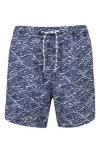 Snapper Rock Little Boy's & Boy's High Tide Board Shorts In Navy
