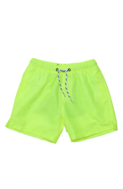 Snapper Rock Kids' Unisex Citron Comfort Lined Swim Short In Bright Yellow