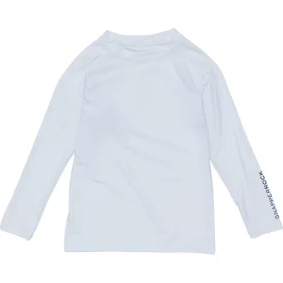 Snapper Rock Kids' Long Sleeve Rashguard In White