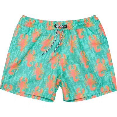 SNAPPER ROCK SNAPPER ROCK KIDS' OCEAN CLAWED SWIM TRUNKS