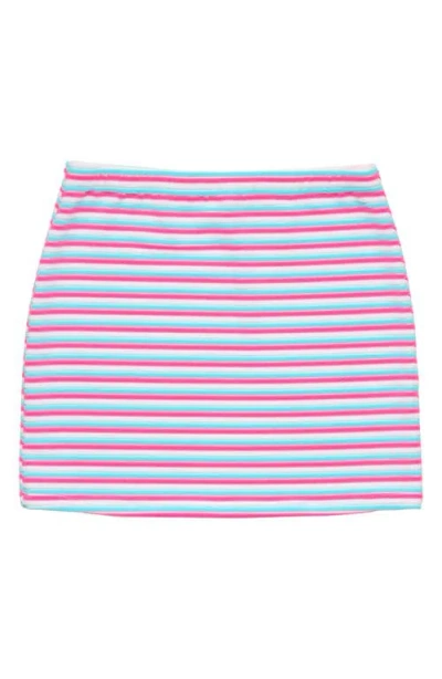 Snapper Rock Girls' Sorbet Stripe Teen Mini Skirt - Big Kid In Blue