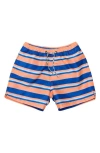 Snapper Rock Boys' Tropicana Stripe Sustainable Swim Short - Little Kid, Big Kid In Multi