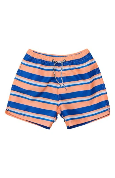 SNAPPER ROCK SNAPPER ROCK KIDS' TROPICANA STRIPE SWIM TRUNKS