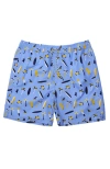 Snapper Rock Printed Swim Shorts In Blue