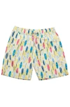 Snapper Rock Printed Swim Shorts In Neutral