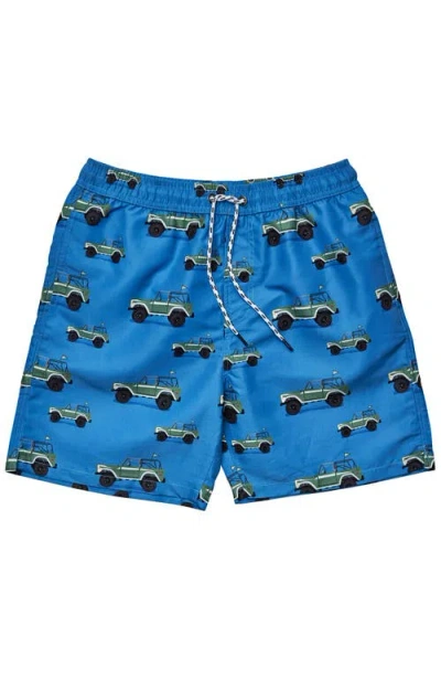 Snapper Rock Printed Swim Shorts In Blue