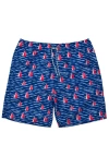 Snapper Rock Printed Swim Shorts In Blue
