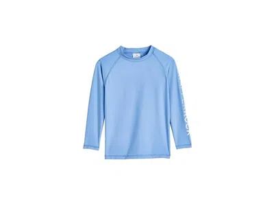 Snapper Rock Seaside Blue Long Sleeve Rash Top (toddler/little Kid/big Kid) Boy's Swimwear Blue : 4 (3-4 Years), 