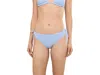 Snapper Rock Seaside Gingham Bikini Bottom In Blue