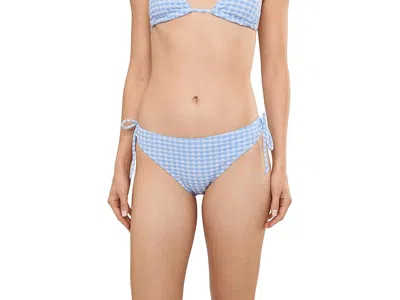 Snapper Rock Seaside Gingham Bikini Bottoms Girl's Swimwear Blue : X-large