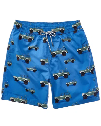 Snapper Rock Surf Safari Volley Board Short In Blue