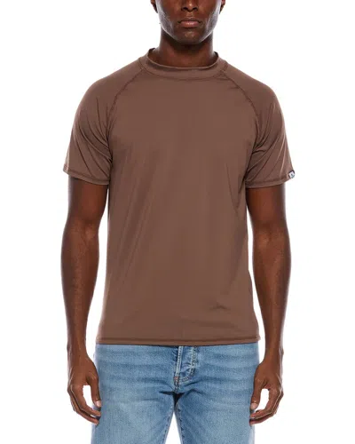 Snapper Rock Sustainable Rash Guard Shirt In Brown