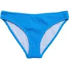 Snapper Rock Textured Bikini Bottom In Blue
