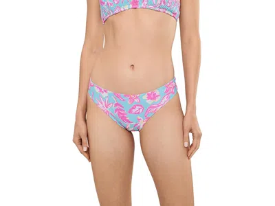 Snapper Rock Tropical Glow Recycled Bikini Bottoms Girl's Swimwear Pink : Medium, Elastane/polyester