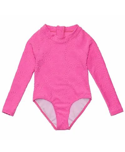 SNAPPER ROCK UNISEX BUBBLEGUM BLOOM LONG SLEEVE SURF SUIT