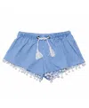 Snapper Rock Unisex Parisian Summer Swim Shorts In Blue