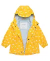 Snapper Rock Unisex Sun Cloud Recycled Waterproof Raincoat - Little Kid In Yellow