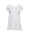 Snapper Rock Toddler, Child Girl White Tassel Time Beach Dress In White