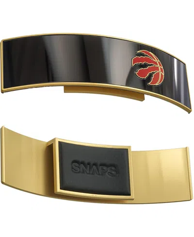 Snaps Men's And Women's  Toronto Raptors Hat Strap Accessory Clip In Tan