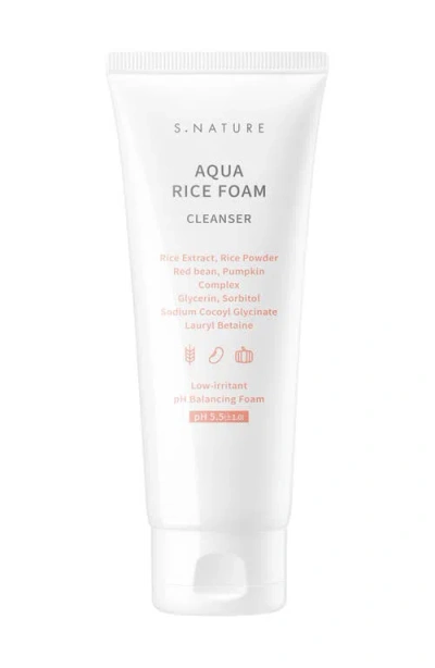S.nature Aqua Rice Foam Cleanser Jumbo