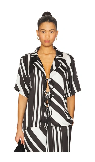 Sndys Agnes Shirt In Black