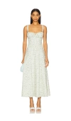 Sndys Alessia Drop Waist Dress In 花朵图案