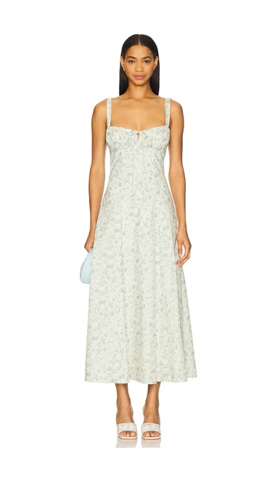 Sndys Alessia Drop Waist Dress In 花朵图案
