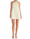 Sndys Alysse Halter Dress In Matcha