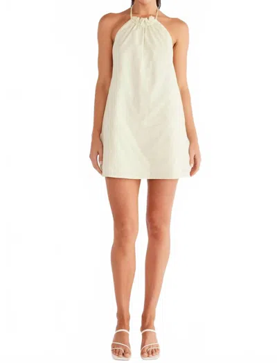 Sndys Alysse Halter Dress In Matcha
