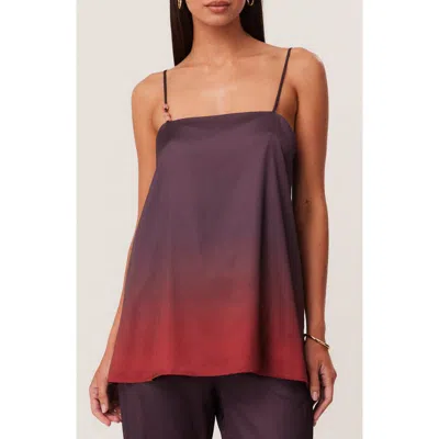 Sndys Amaya Long Line Ombré Top In Multi