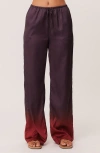 Sndys Amaya Satin Pants In Multi