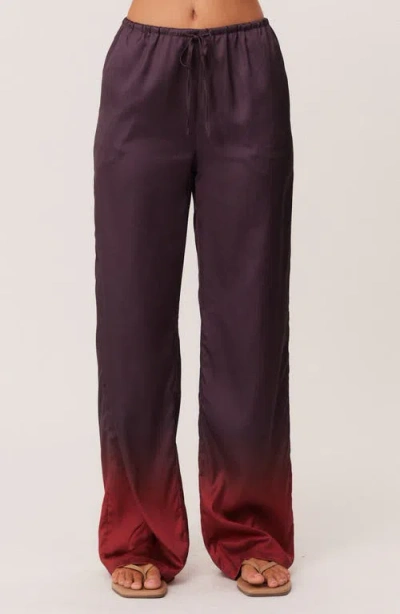 Sndys Amaya Satin Pants In Multi