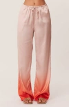 Sndys Amaya Satin Pants In Pink