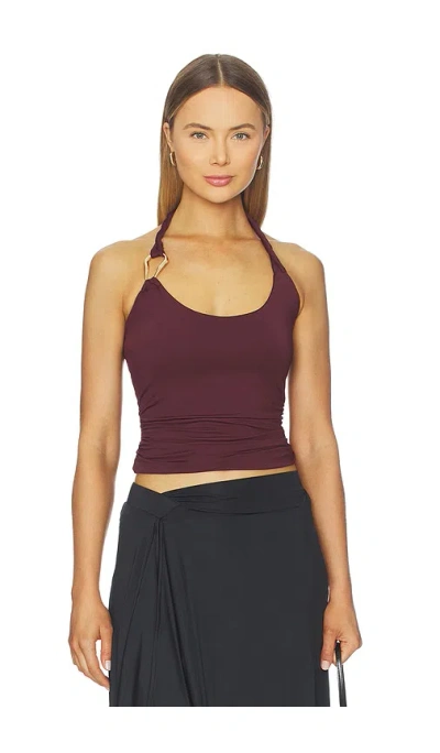 Sndys Ash Tank Top In Cabernet