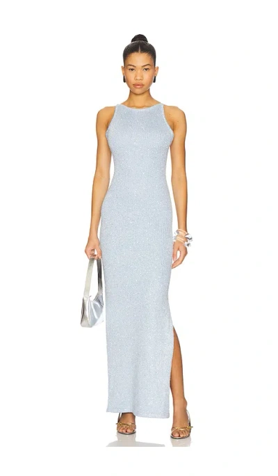 Sndys Azaria True Maxi Dress In Blue