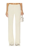 Sndys Baha Ribbed Wide Leg In White