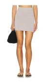 Sndys Beverly Mini Skirt In 浅灰