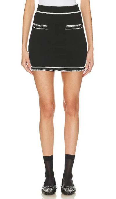 Sndys Beverly Mini Skirt In 黑色