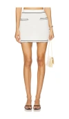 Sndys Beverly Mini Skirt In White