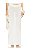 Sndys Cali Maxi Skirt In White