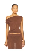 Sndys Cali Top In Brown