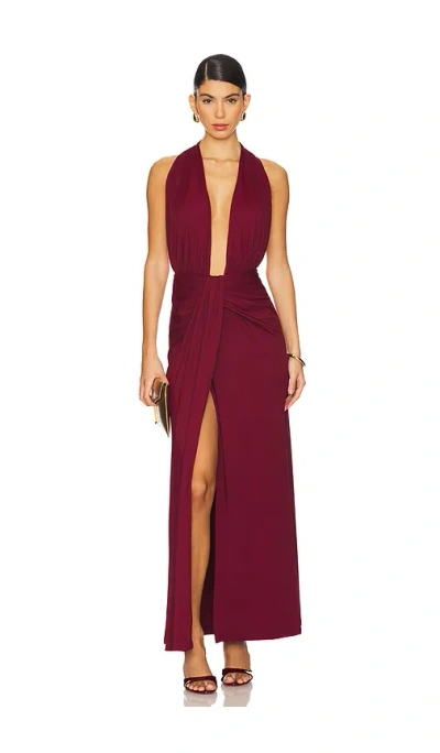 Sndys Cantarios Dress In Maroon