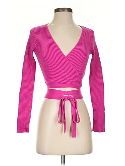 Pre-owned Sndys Cardigan Sweater In Pink