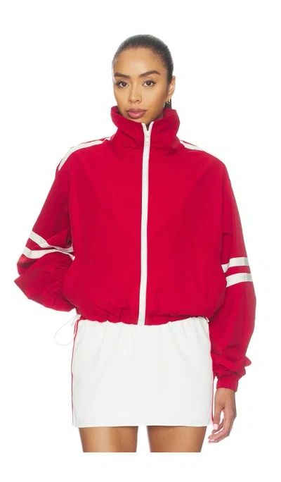 Sndys Carter Track Jacket In Red