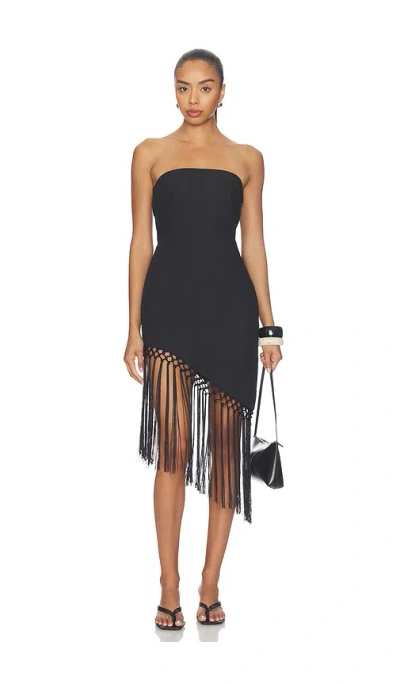 Sndys Caspian Mini Dress In Black