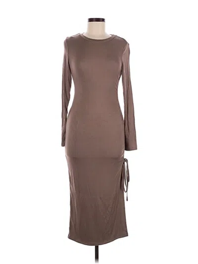 Pre-owned Sndys Casual Dress In Brown