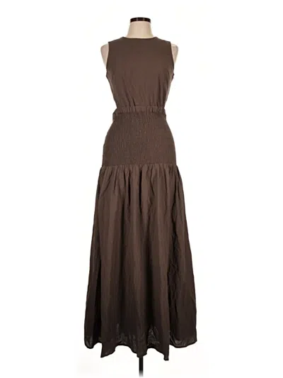 Pre-owned Sndys Casual Dress In Brown