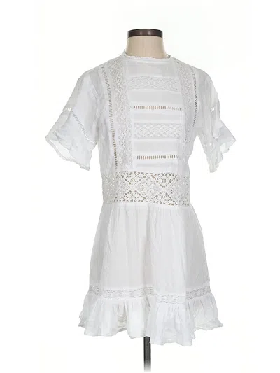 Pre-owned Sndys Casual Dress In White